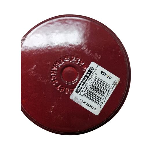 Le Creuset Cherry Enamel Cast Iron Fondue Pot French Enteraining Host - Picture 2 of 3